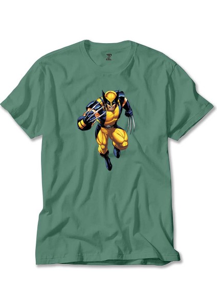 Wolverine Warrior Yeşil Tişört
