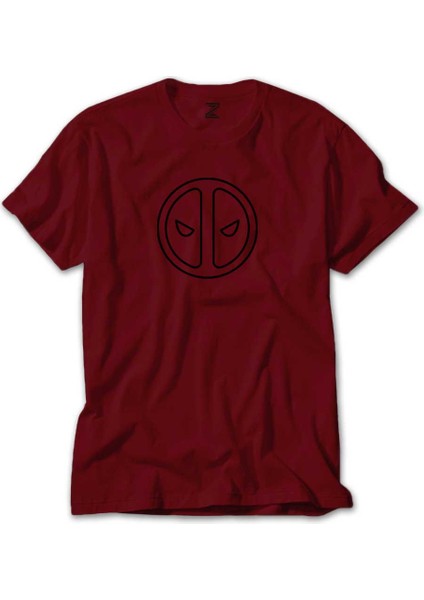 Deadpool Logo Kırmızı Tişört