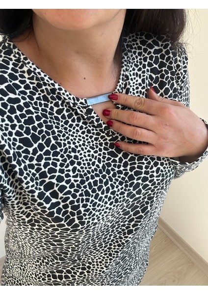 Kadın Büyük Beden Örme BLUZ-BGB75 modelleri