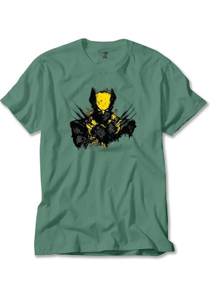 Wolverine Splash Yeşil Tişört