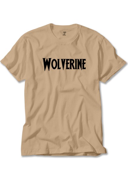 Wolverine Text Krem Tişört