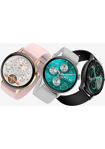 GT3 Pro Mini 38 mm Watch Akıllı Saat-Yuvarlak Kadın Saati Ios-Android