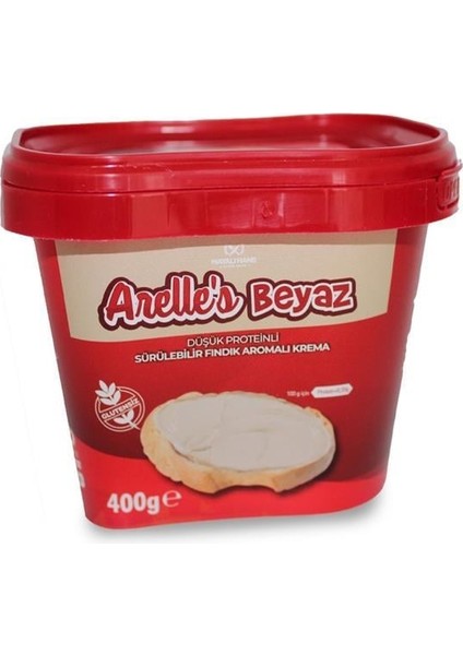 Arelle's Düşük Proteinli Sür. Fındık Aro. Krema 400 gr