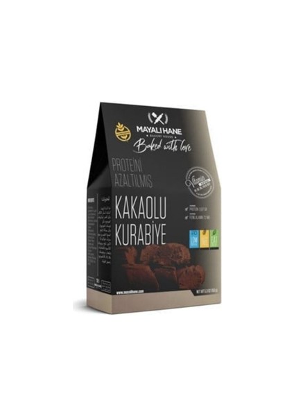 Düşük Proteinli Glutensiz Kakaolu Kurabiye 150 gr