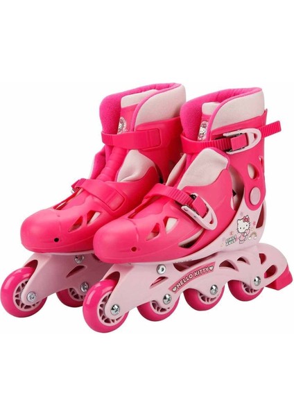 Kız Çocuk Pembe Hello Kitty Inline 4 Teker Paten