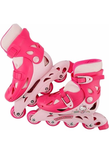 Kız Çocuk Pembe Hello Kitty Inline 4 Teker Paten