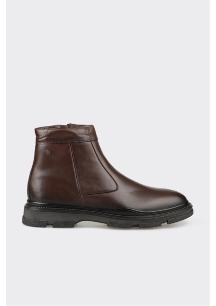 Kahve Deri Erkek Günlük Ayakkabı