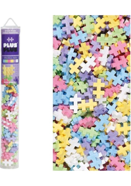 Plus-Plus Mini Pastel Mix Taşlar Yapı Seti 4025