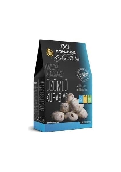 Düşük Proteinli Glutensiz Üzümlü Kurabiye 150 gr