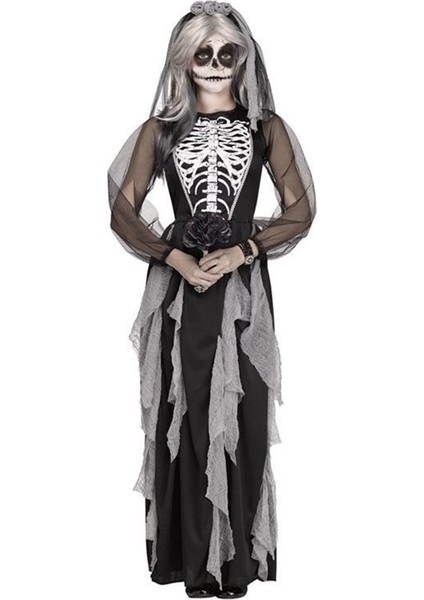Çocuk İskelet Gelin Kostümü fiyatları