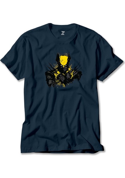 Wolverine Splash Lacivert Tişört