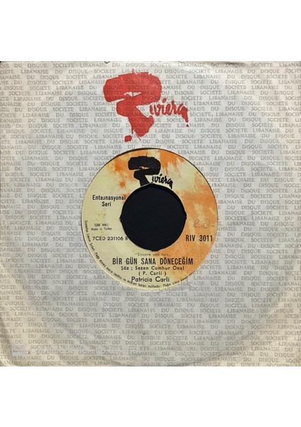 Patricia Carli - Bir Gün Sana Döneceğim 45'lik Plak