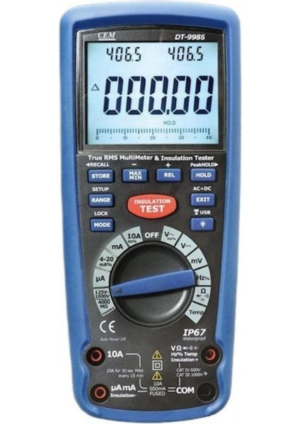 DT-9986 1000V Izolasyon Multimetresi