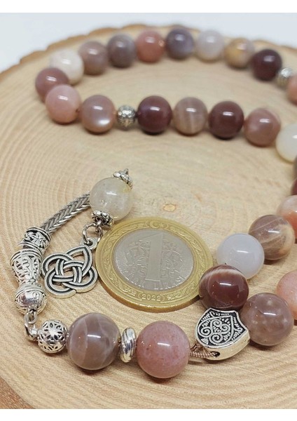 Güneş Taşı 33LÜK Koyu Alacalı Renkler Tesbih 10MM (21470) modelleri