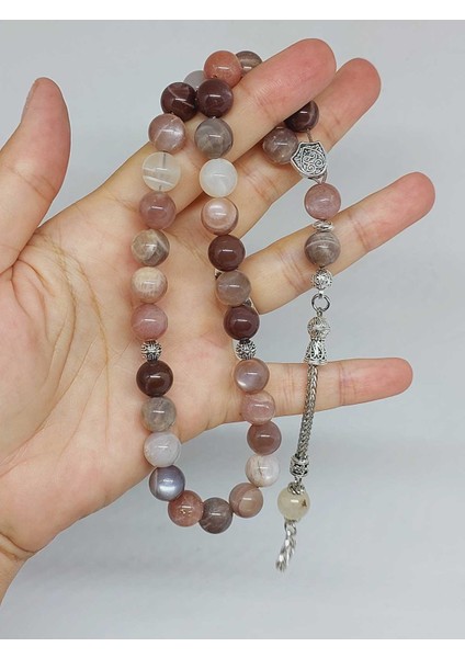 Güneş Taşı 33LÜK Koyu Alacalı Renkler Tesbih 10MM (21470) indirimleri