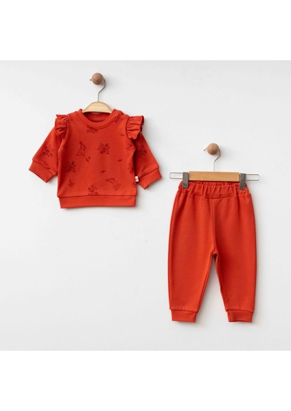 Kız Bebek Sweat Pantolon 2'li Takım
