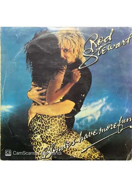 Rod Stewart Blondes Have More Fun LP Plak