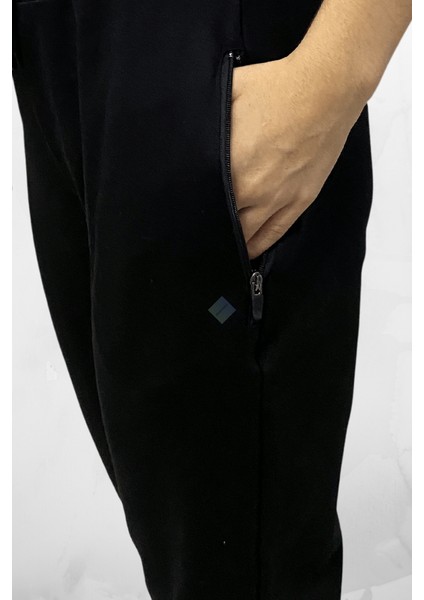 Çocuk Siyah Fermuarlı Cepli Eşofman 7-8 Yaş - Siyah fırsatları