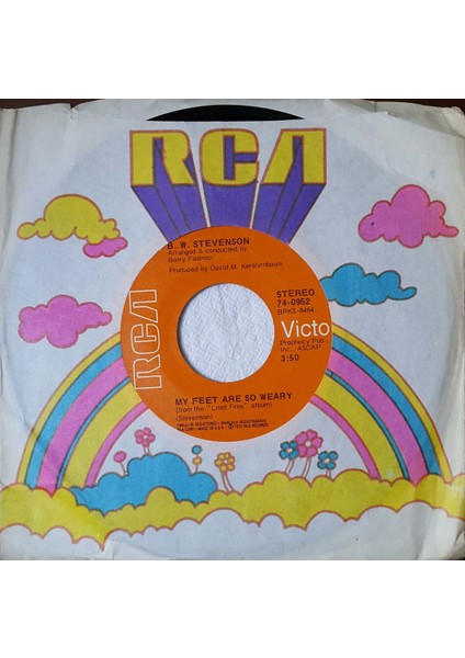 B. W. Stevenson – My Feet Are So Weary 45'lik Plak