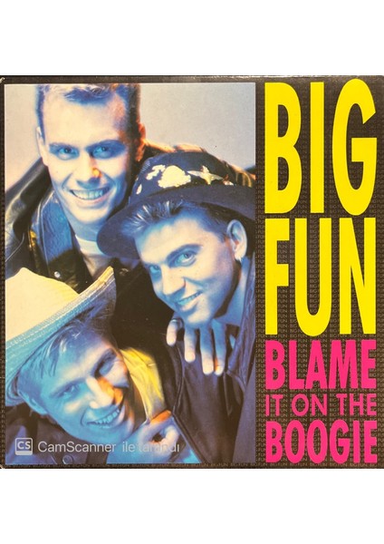 Big Fun Blame In To The Boogie 45'lik Plak