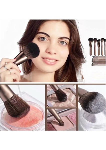 Professional Brown Makyaj Fırça Seti