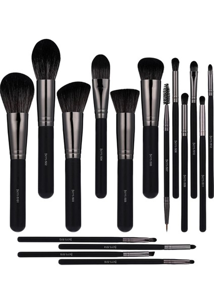 Professional Black Makyaj Fırça Seti