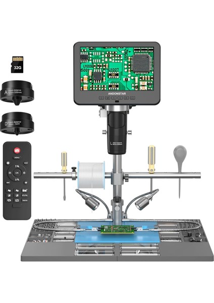 AD246S-M Plus 7 Inc HDMI Digital Microscope 2000X - 2160P