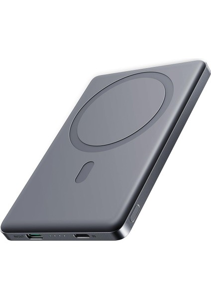JR-PBM08 5.000 Mah 20W Hızlı Şarj Ultra Slim Metal Magsafe Powerbank