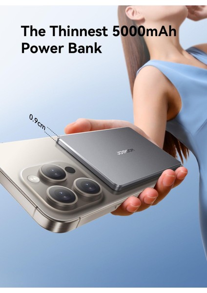 JR-PBM08 5.000 Mah 20W Hızlı Şarj Ultra Slim Metal Magsafe Powerbank fiyatları