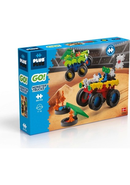 Plus-Plus Go Monster Trucks / 600 Pcs