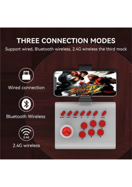 BSP-Y01/PS4 Arcade Oyunu Rocker Tv Pc Için Bluetooth Kablosuz 2.4gı Os Android Joystick