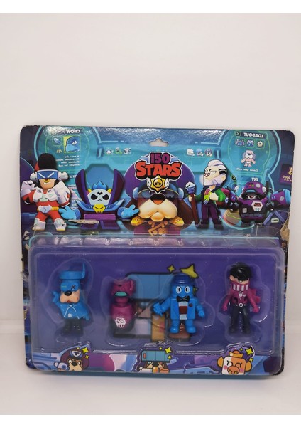 Brawl Stars Figures 4'lü Karekter Set