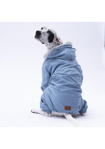 Siyah Kürklü Orta Büyük Tulum Yağmurluğu(18-40 kg Arası Orta Büyük Irklar)