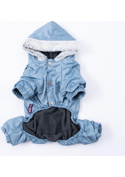 Siyah Kürklü Orta Büyük Tulum Yağmurluğu(18-40 kg Arası Orta Büyük Irklar) indirimleri