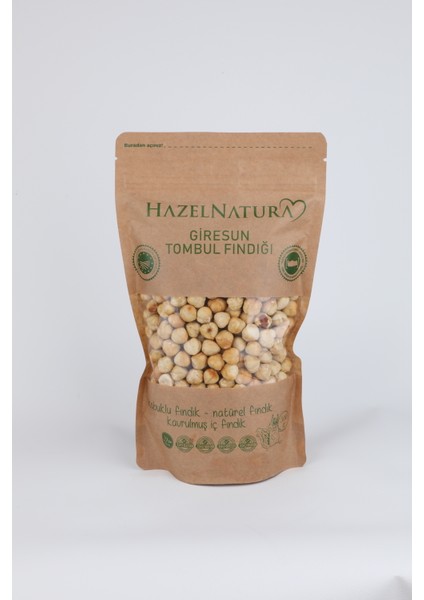 Giresun Kalite Kavrulmuş Iç Fındık 500 G (Dolpack Ambalaj)