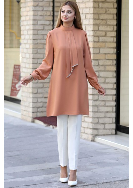 Işıl Tesettür Tunik Camel