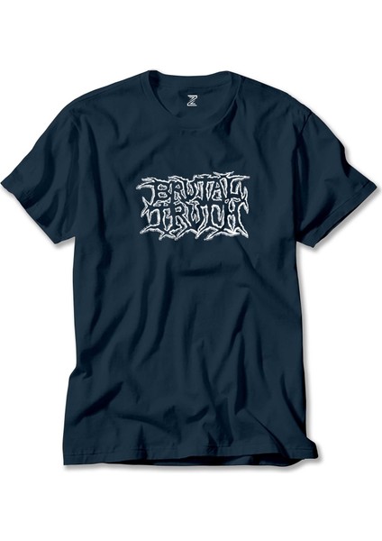 Brutal Truth Classic Lacivert Tişört