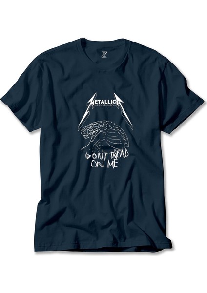 Metallica Don't Tread On Me Lacivert Tişört