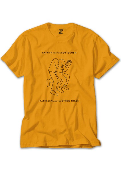 Catfish And The Bottlemen Kathleen And The Other Three Sarı Tişört