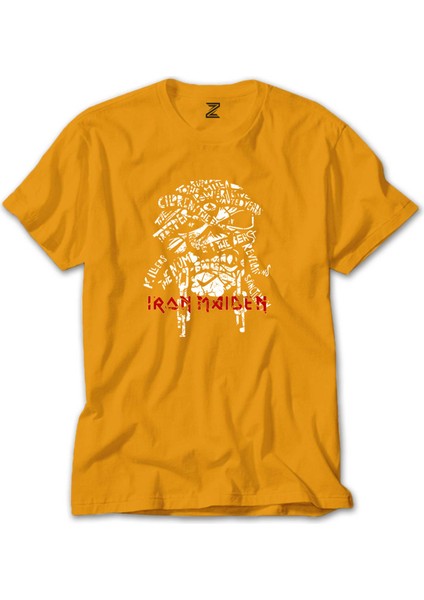 Iron Maiden Long Sleeve Sarı Tişört