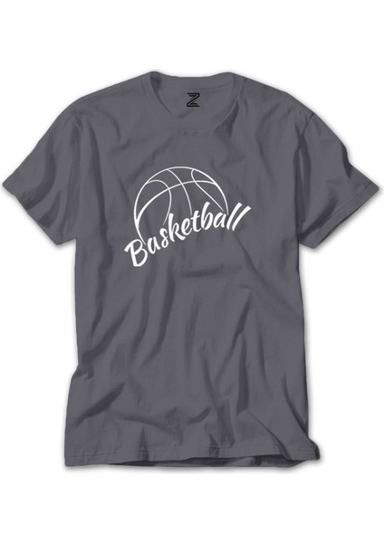 Basketball Season Gri Tişört