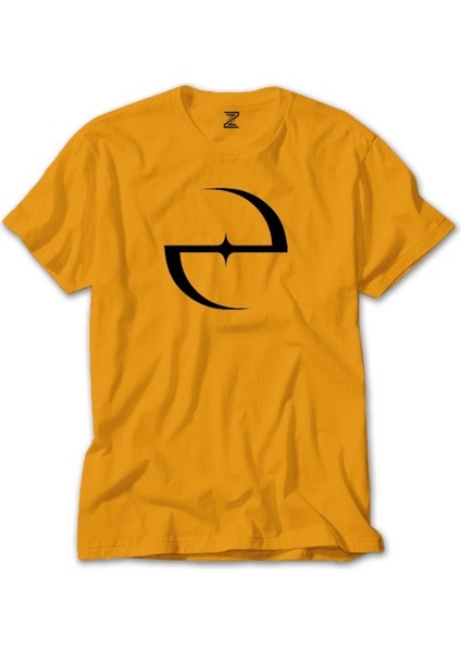 Evanescence Classic Logo Sarı Tişört