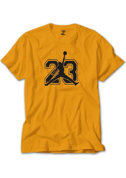 Jordan Black 23 Sarı Tişört