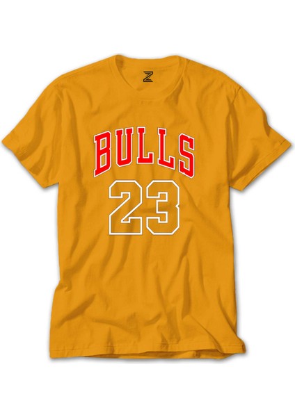 Chicago Bulls 23 Sarı Tişört
