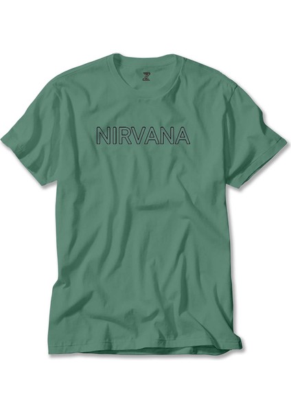 Nirvana Yazı Yeşil Tişört