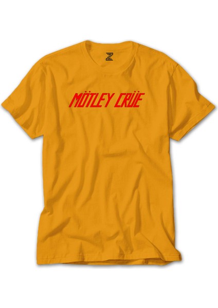 Mötley Crüe 1981 Sarı Tişört