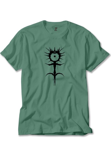 Ghostemane Logo White Yeşil Tişört