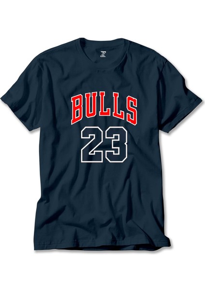 Chicago Bulls 23 Lacivert Tişört