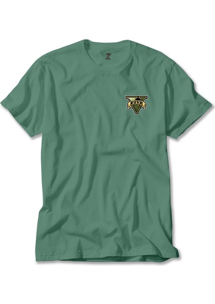 Gta Five Green Logo Yeşil Tişört