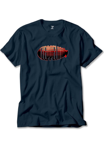 LED Zeppelin Zeplin Lacivert Tişört